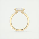 Bezel Set Moissanite Ring