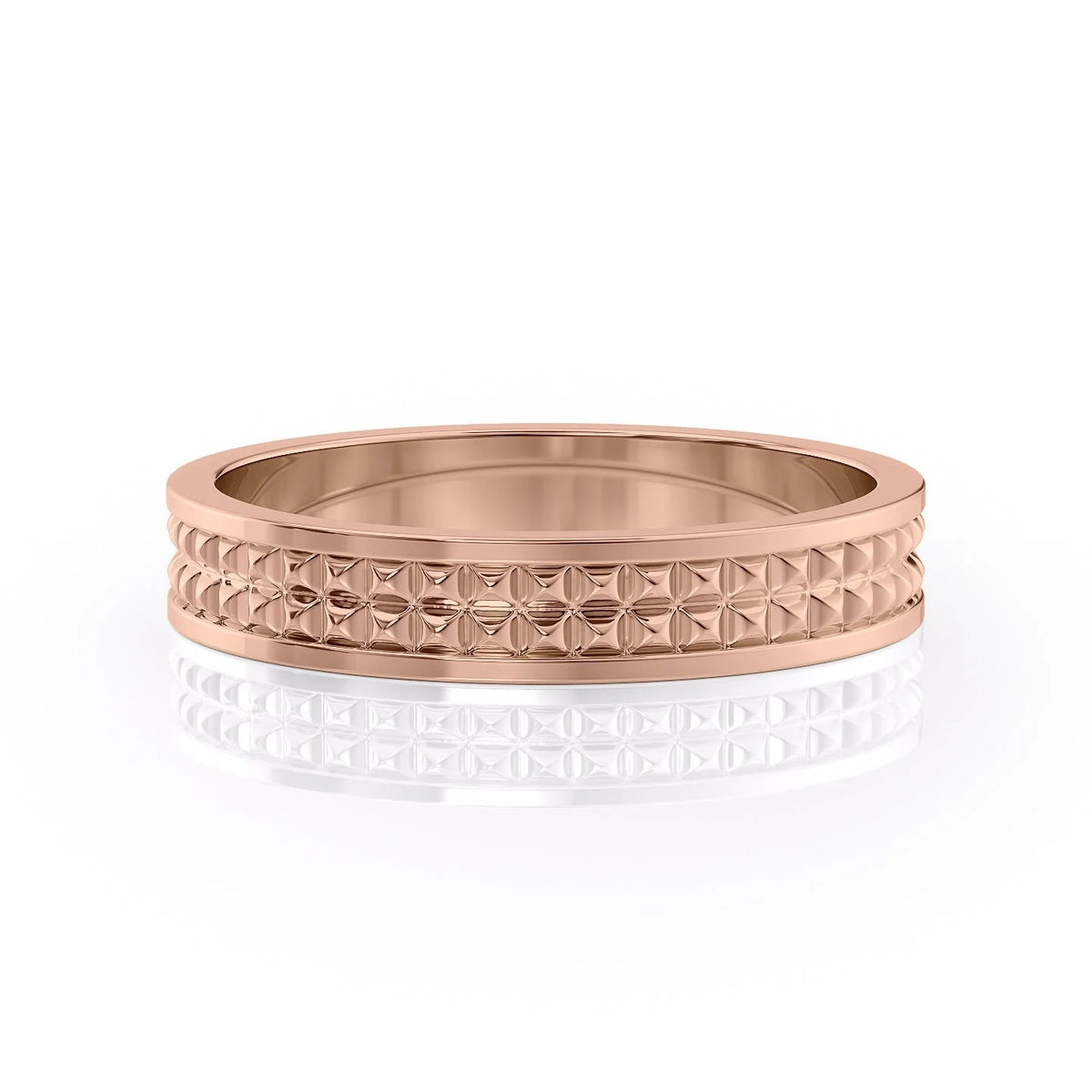 Modern Men’s Wedding Band