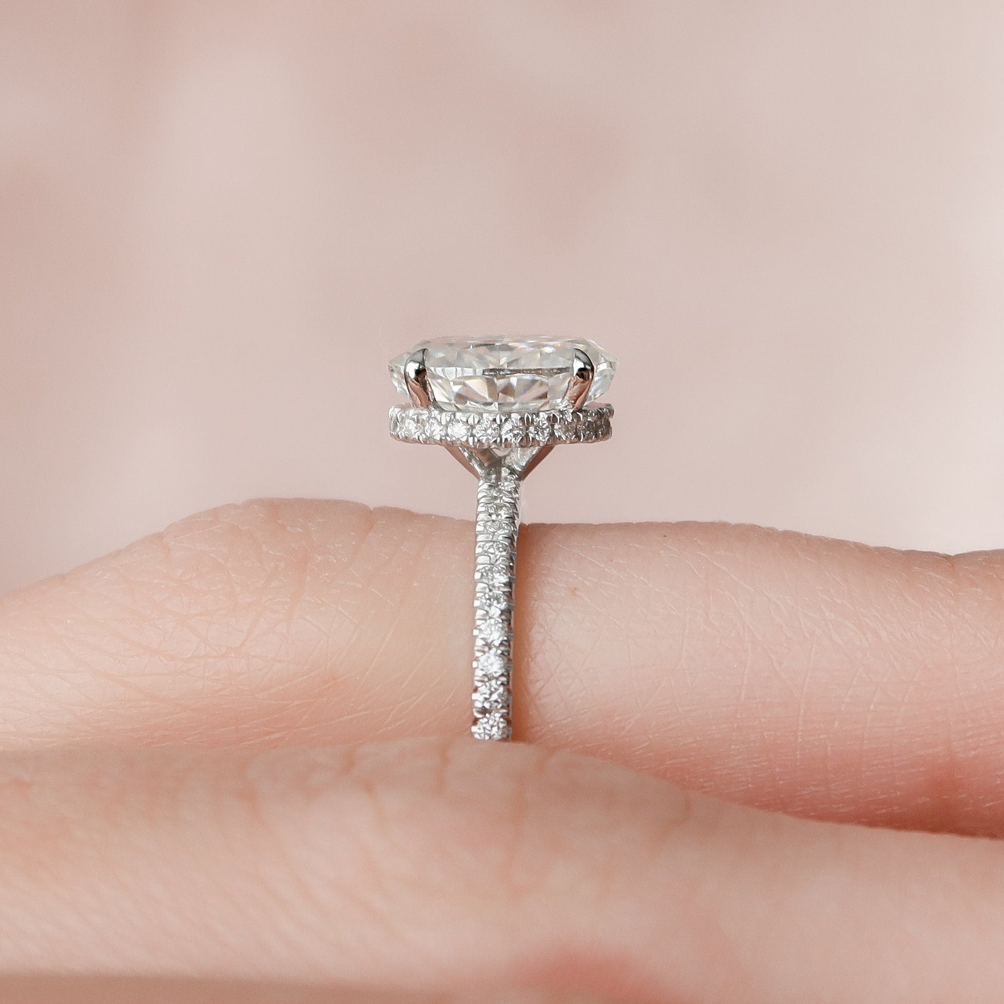 Moissanite Diamond Ring