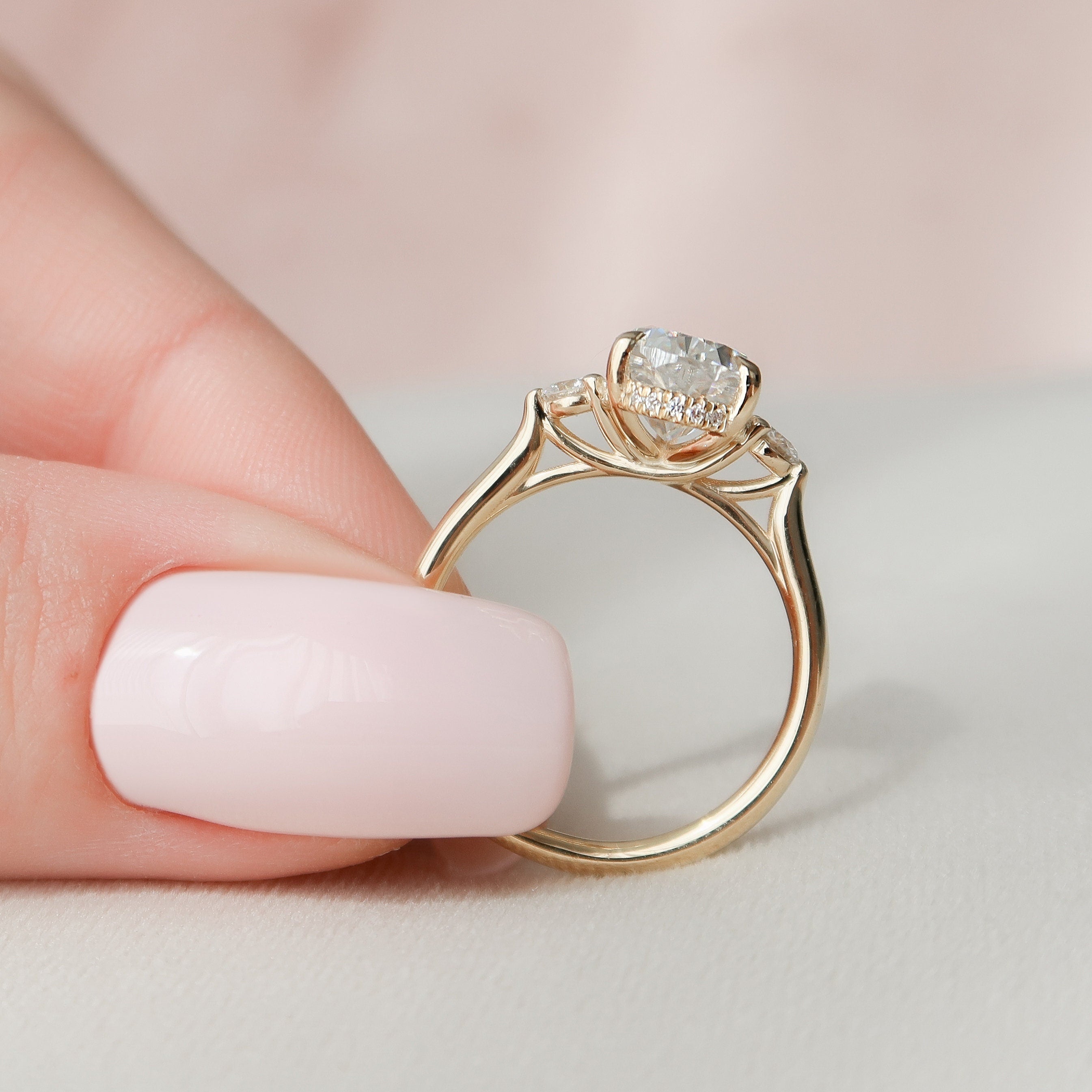 Moissanite Diamond Ring