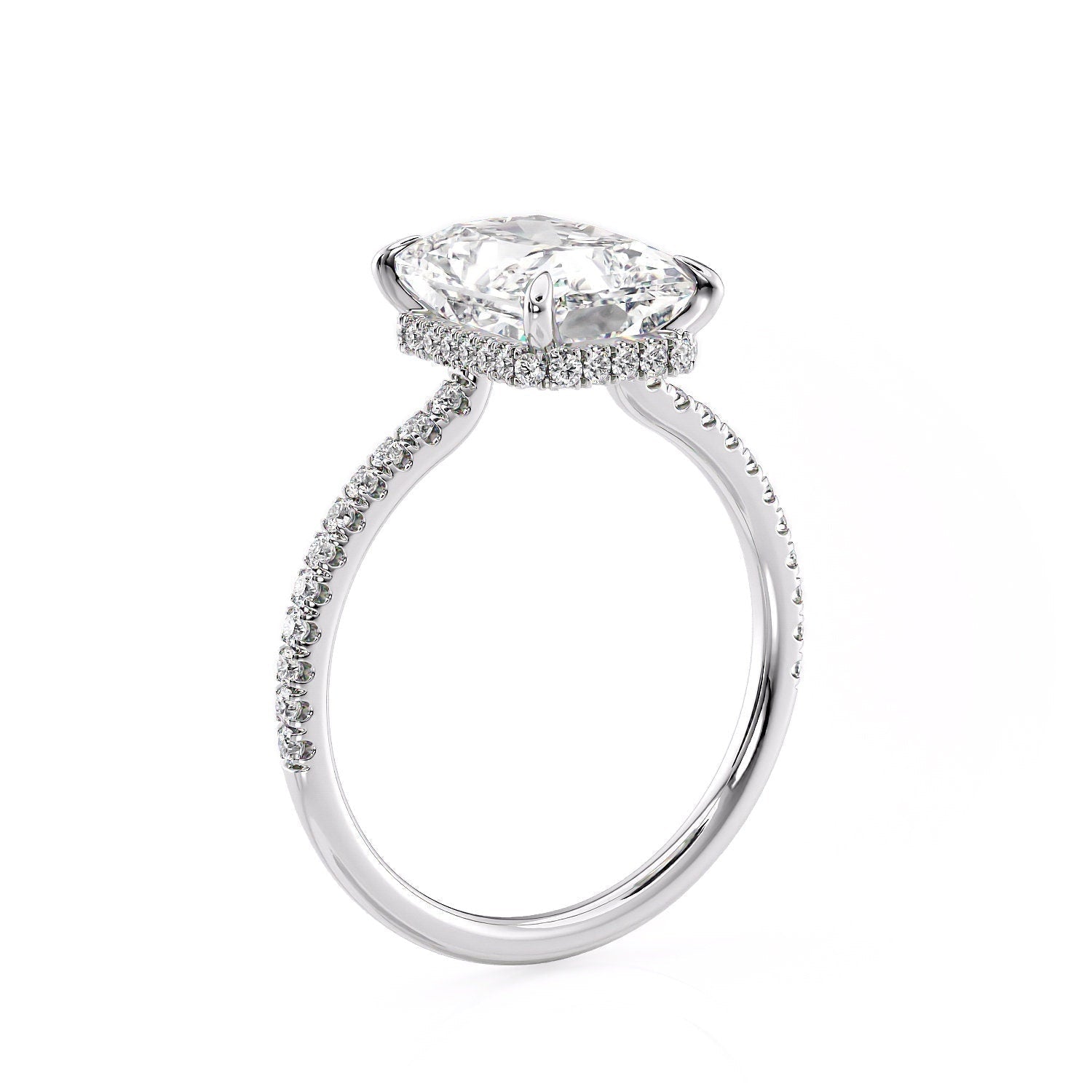 Radiant Cut Ring for Brides