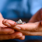 Trillion Cut Bridal Ring