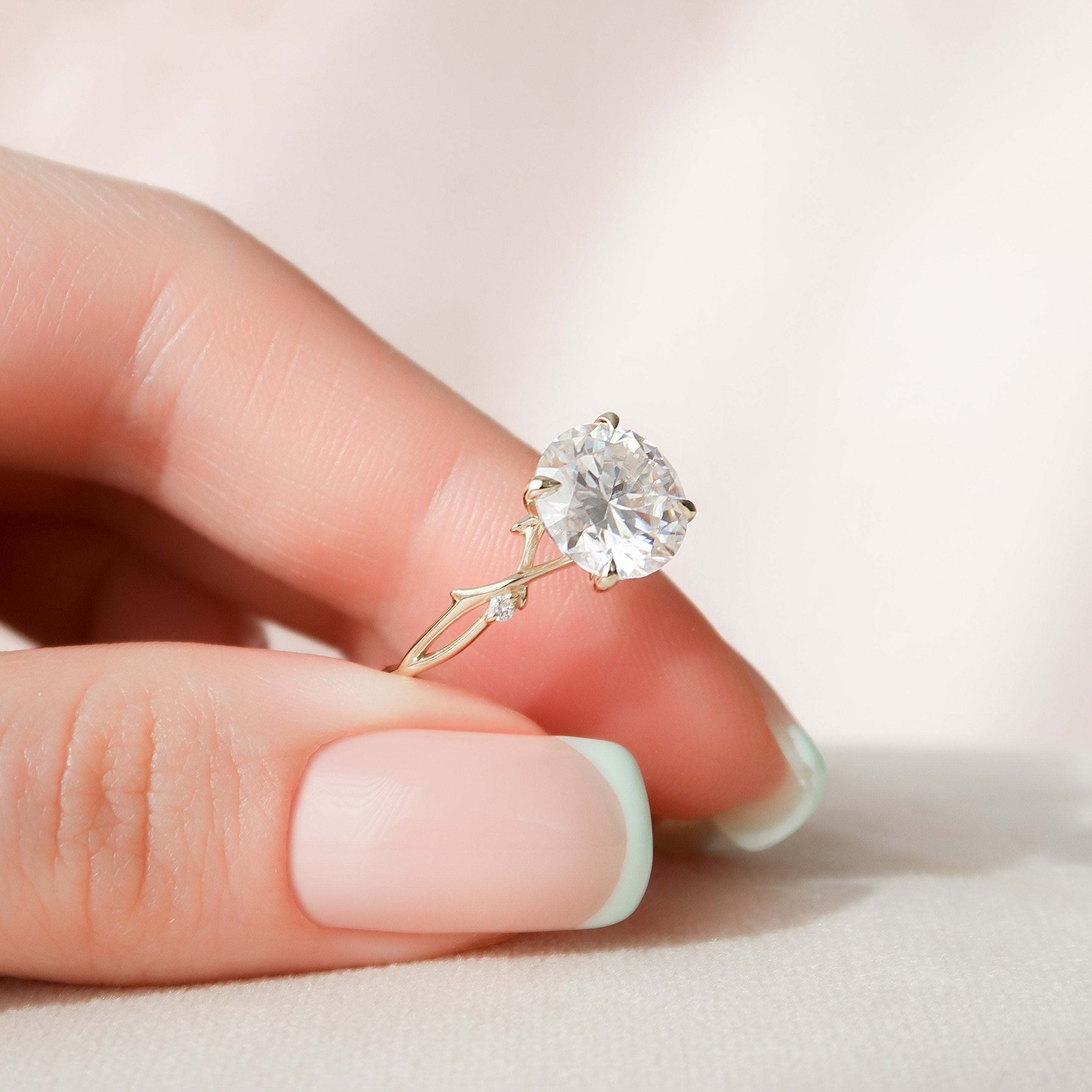 Twig Engagement Ring for Women