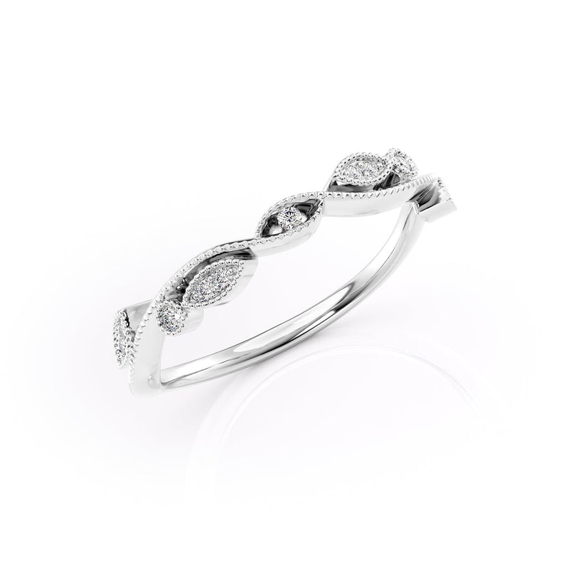 Nature Inspired Bridal Ring