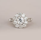 Cushion Cut Moissanite Engagement Ring
