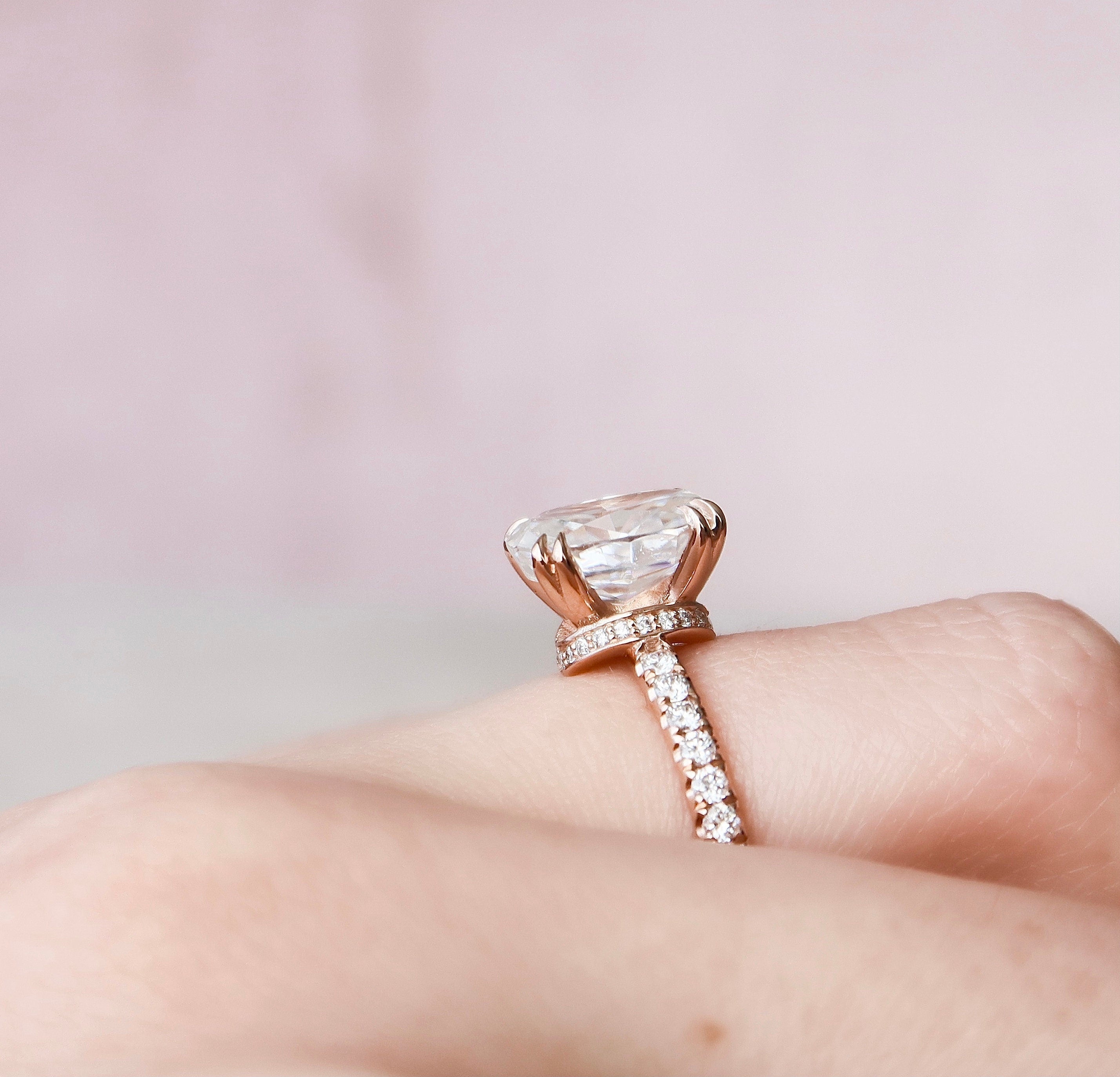 Oval Engagement Ring for Women