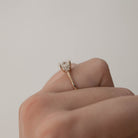 Moissanite Diamond Engagement Ring