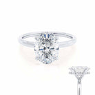 Oval Cut Moissanite Ring