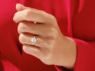 Cluster Moissanite Ring