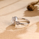 1 Carat Oval Moissanite Ring