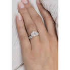 Oval Moissanite Ring for Women