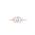 Oval Cut Moissanite Engagement Ring