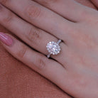 Solid Gold Moissanite Ring
