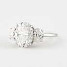 Oval Cut Moissanite Ring