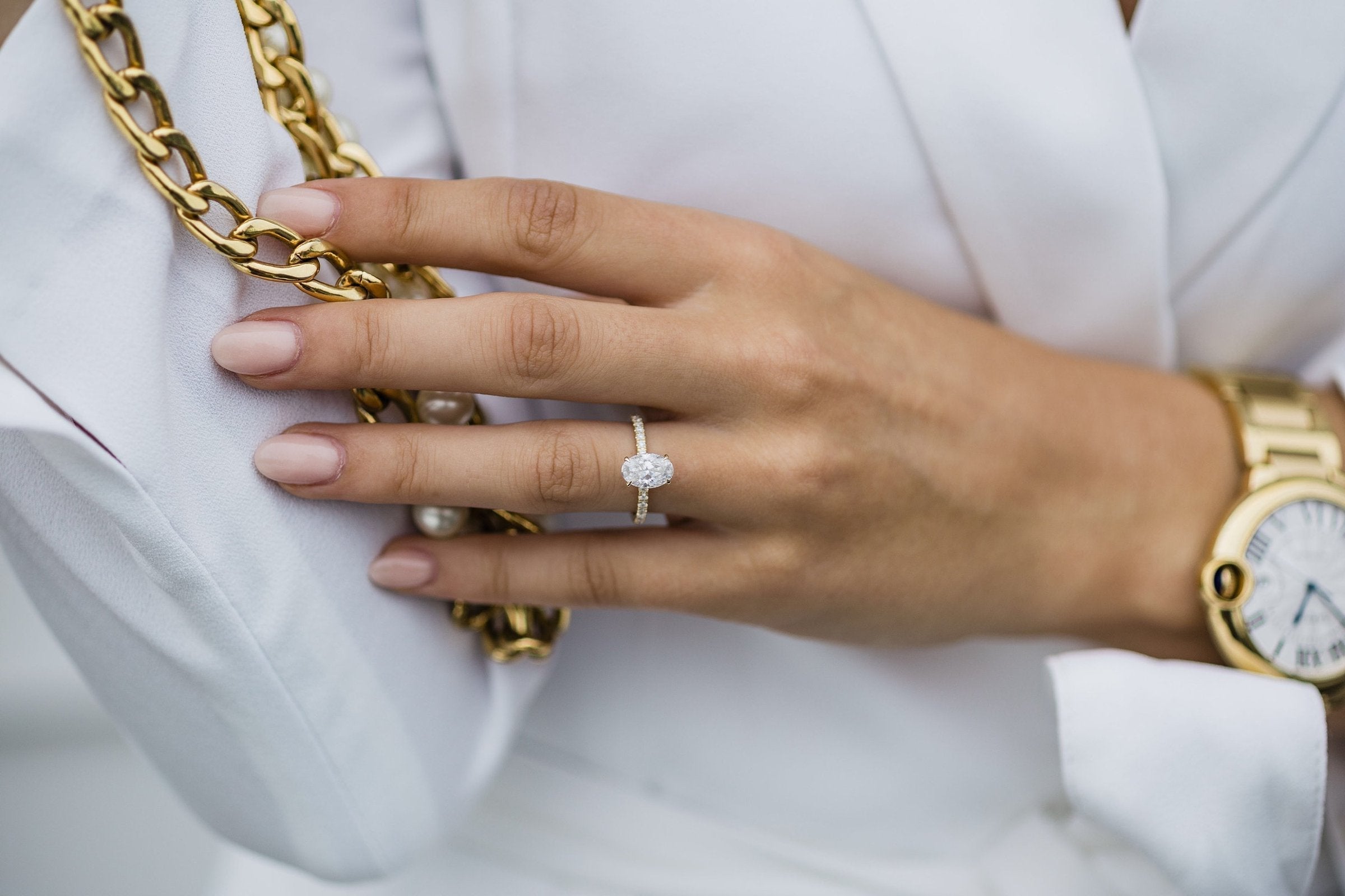 Oval Cut Engagement Ring