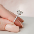 Moissanite Diamond Engagement Ring
