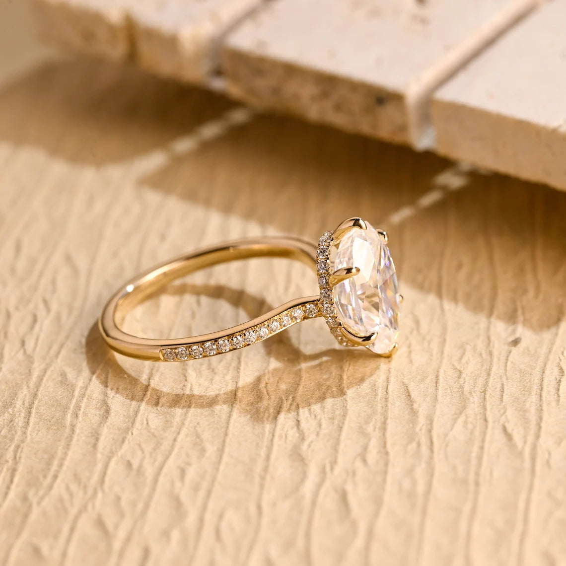 Oval Diamond Engagement Ring