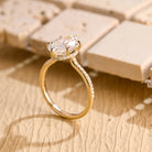 Oval Diamond Engagement Ring
