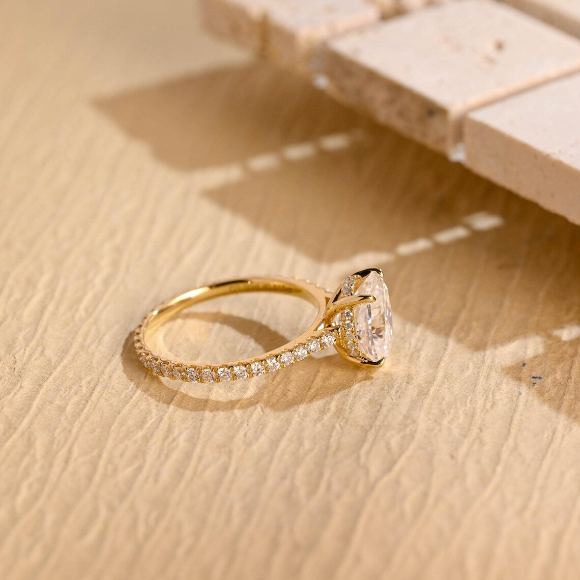 Oval Shape Engagement Ring