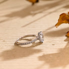 Oval Pave Engagement Ring