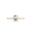 Oval Diamond Alternative Ring