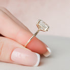Oval Hidden Halo Engagement Ring