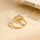 1 Carat Oval Moissanite Ring