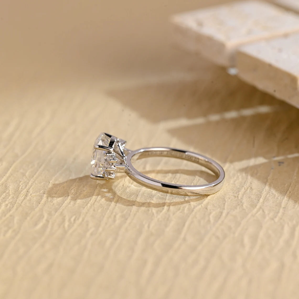 Oval Diamond Cluster Ring