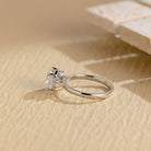 Oval Diamond Cluster Ring