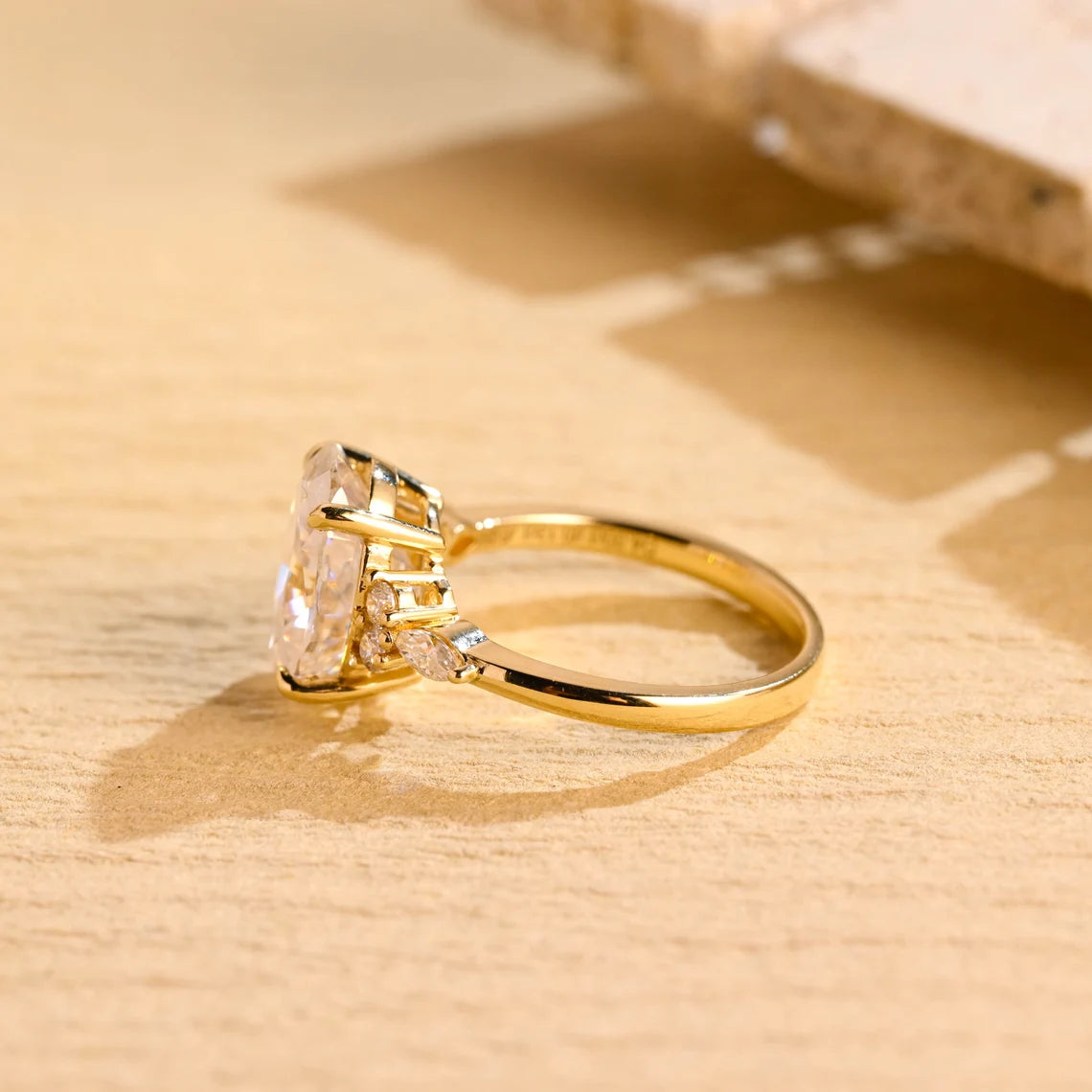 Moissanite Diamond Ring
