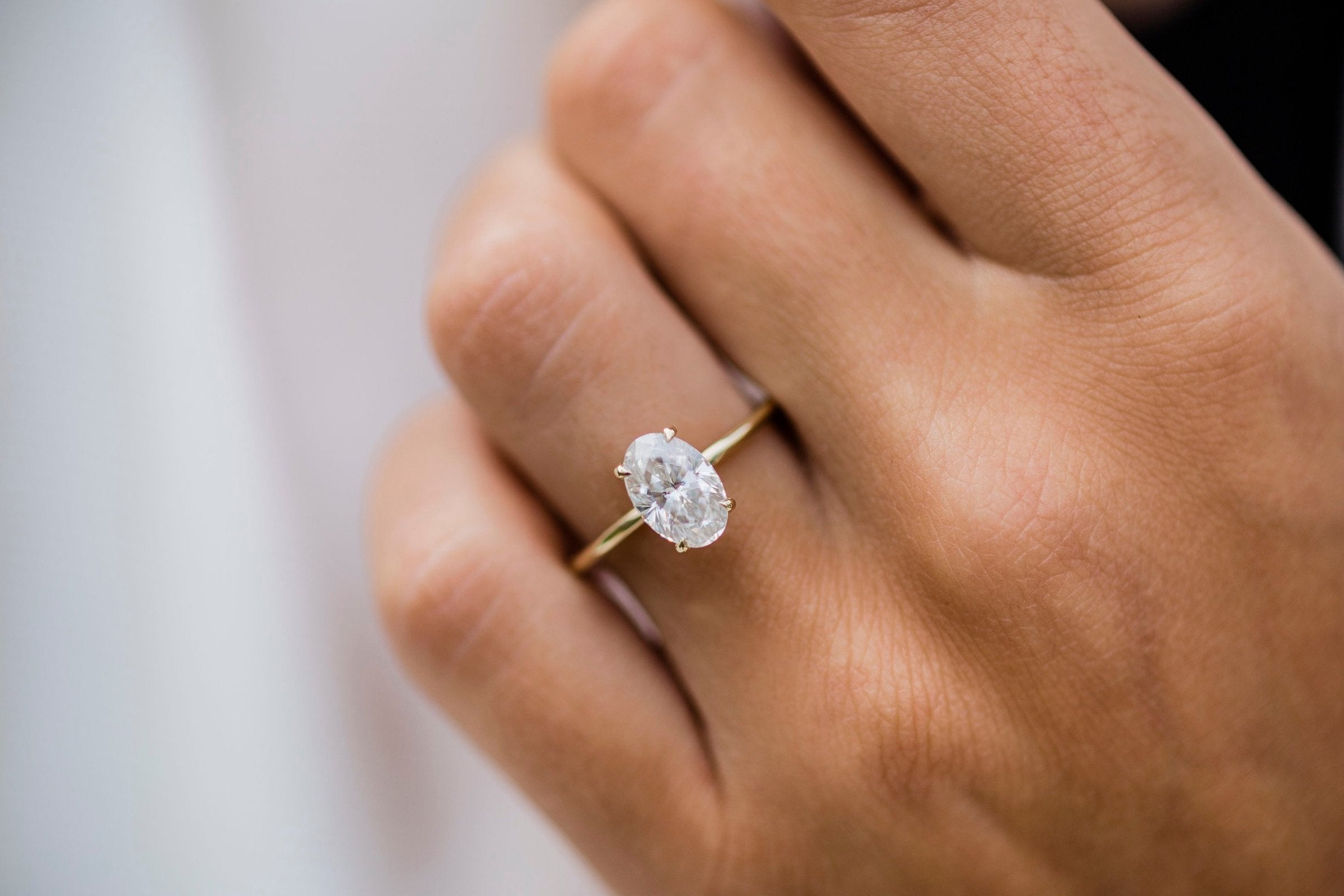 1.85 Carat Moissanite Ring