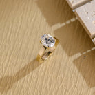1 Carat Oval Moissanite Ring