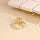 1 Carat Oval Moissanite Ring