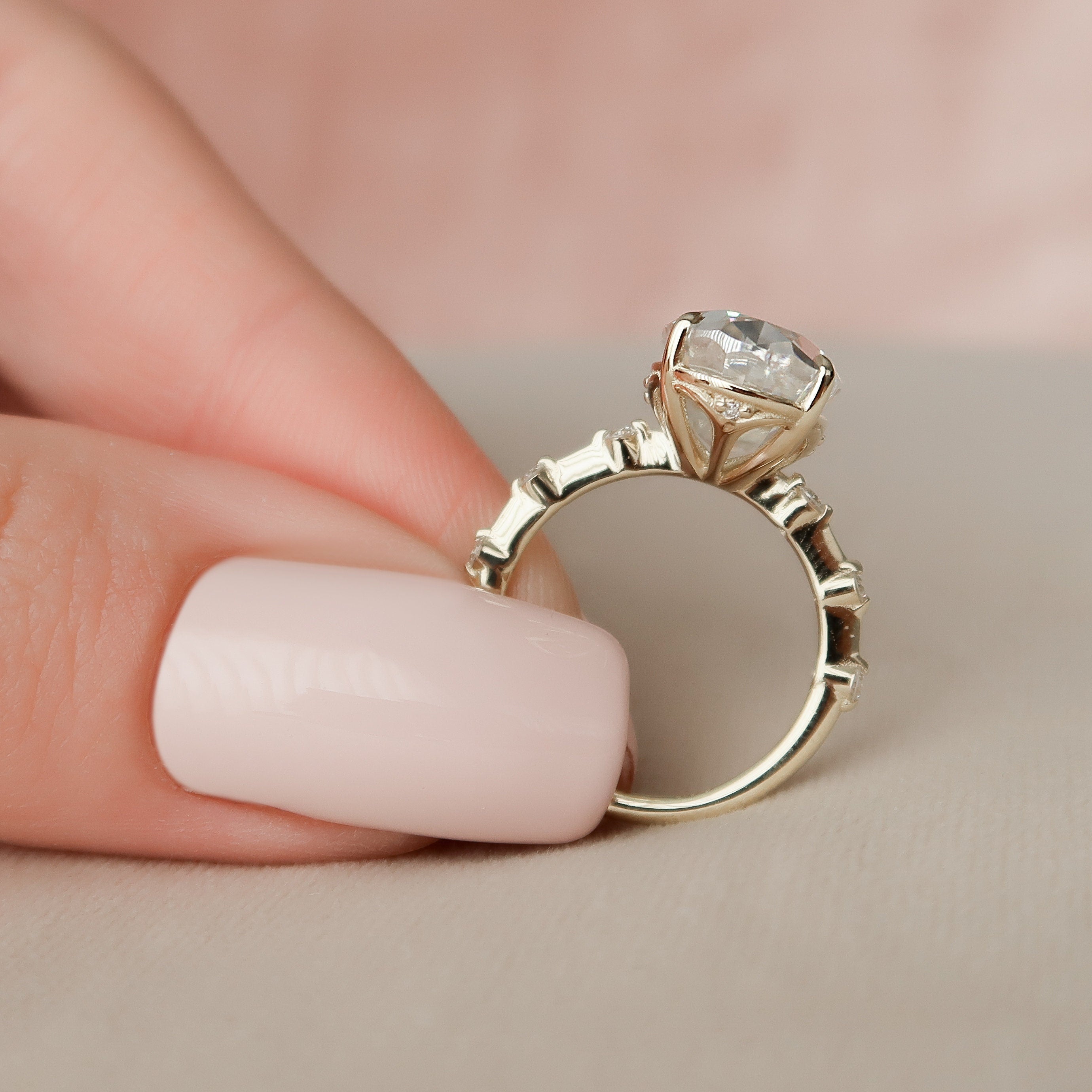 Moissanite Ring for Women