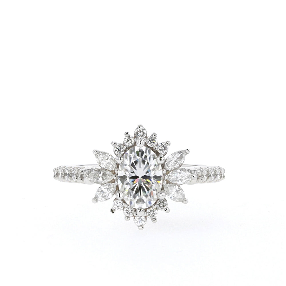 1.20 Carat Moissanite Engagement Ring