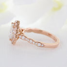 Vintage Moissanite Engagement Ring