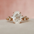 2CT Moissanite Engagement Ring