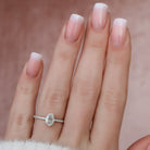 Hidden Halo Moissanite Ring