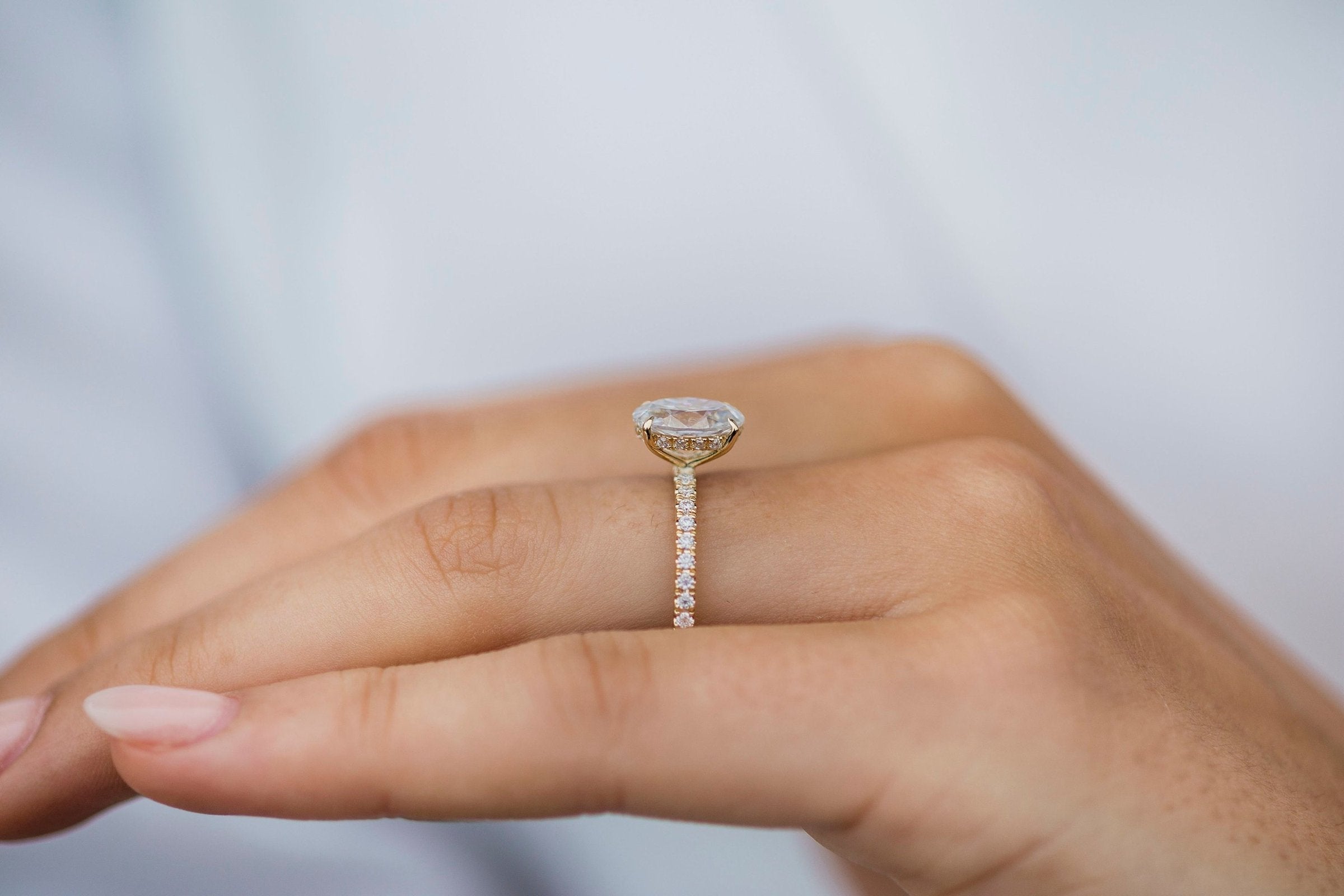 1.85CT Moissanite Ring