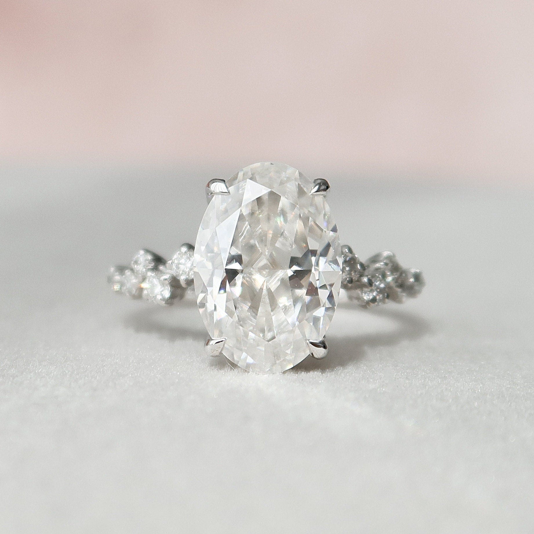 Diamond Alternative Engagement Ring
