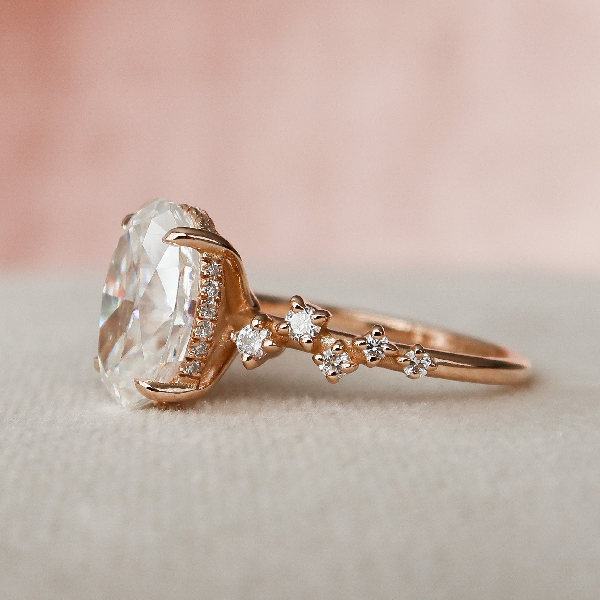 Diamond Alternative Engagement Ring