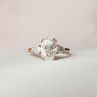 Three Stone Moissanite Ring