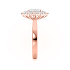 Oval Halo Ring for Women