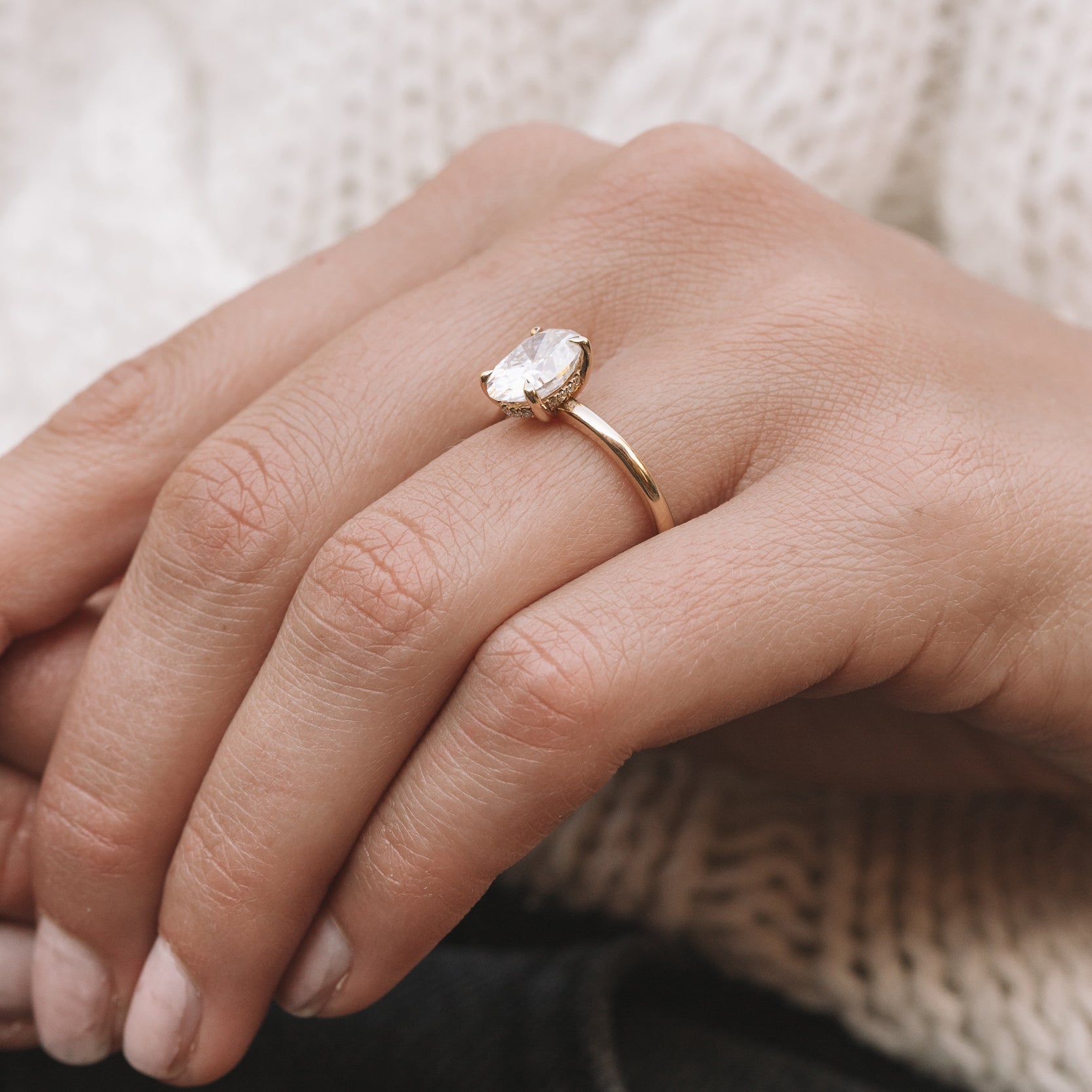 Oval Proposal Ring