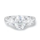 Oval Side Stone Ring
