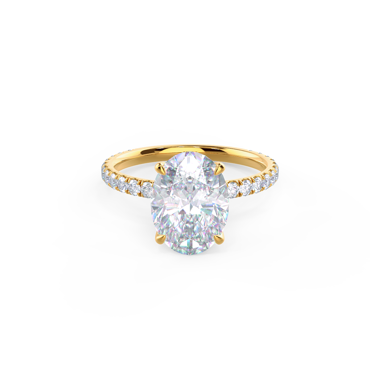 Moissanite Engagement Ring for Her