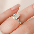 1.5CT Moissanite Engagement Ring