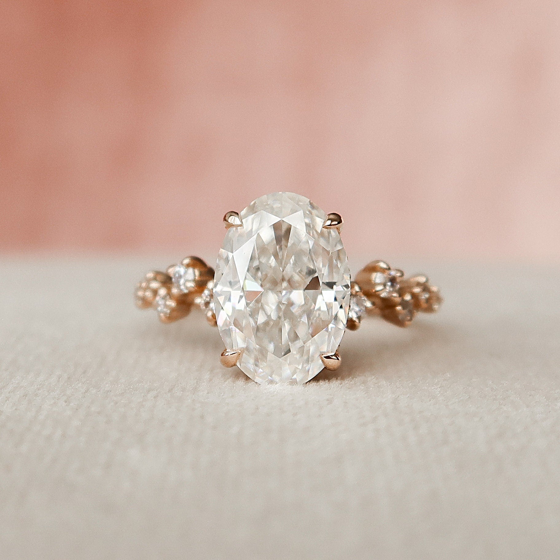Moissanite Engagement Ring USA