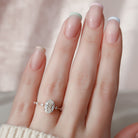 Petite Pave Moissanite Ring