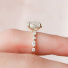 1.50CT Moissanite Engagement Ring